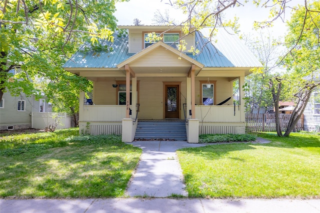 528 3rd Ave E, Kalispell, MT 59901 - view of front of house with covered porch and metal roof