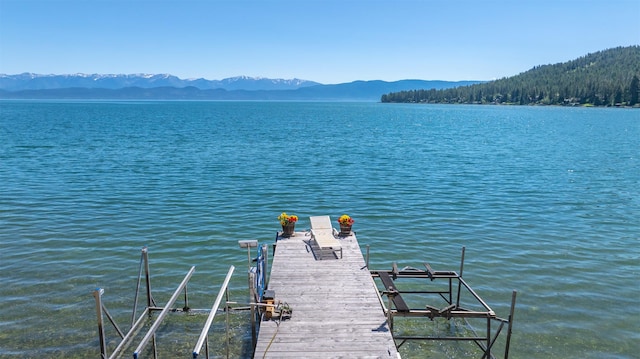 941 Lakeside Blvd, Lakeside, MT 59922 - dock area with a water and mountain view