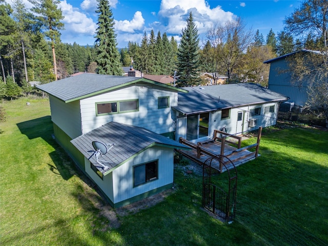 172 Scenery Rd, Libby, MT 59923 - rear view of property featuring a yard