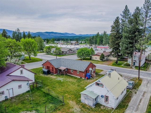 1005 Idaho Ave, Libby, MT 59923 - view from above of property featuring mountains
