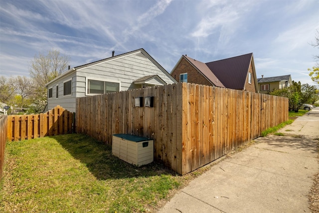 view of side of home