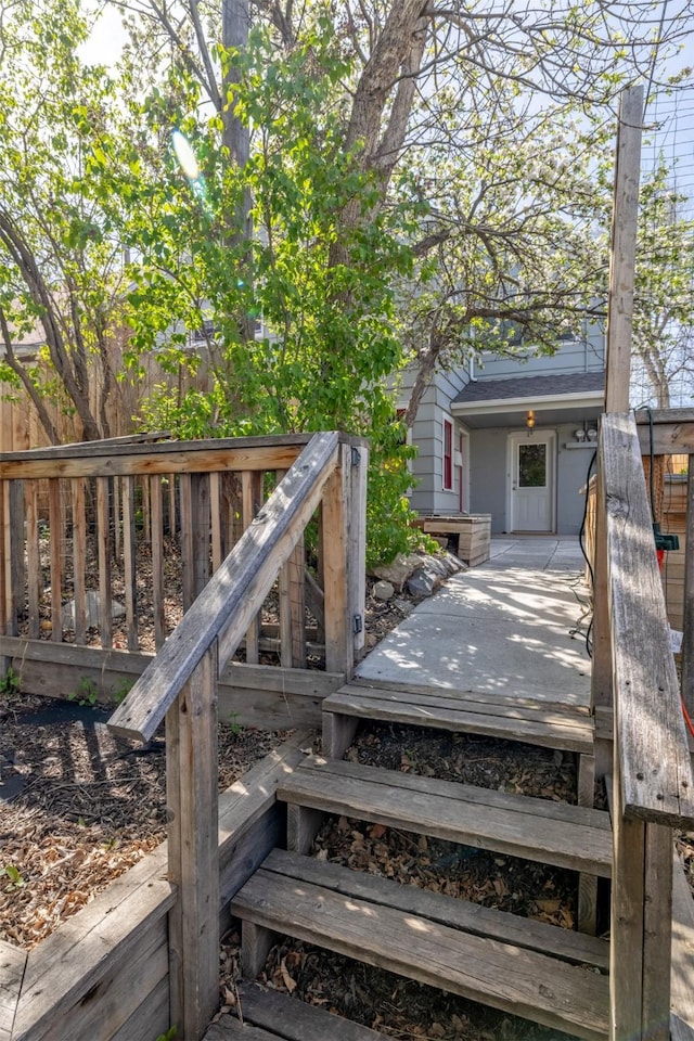 view of deck
