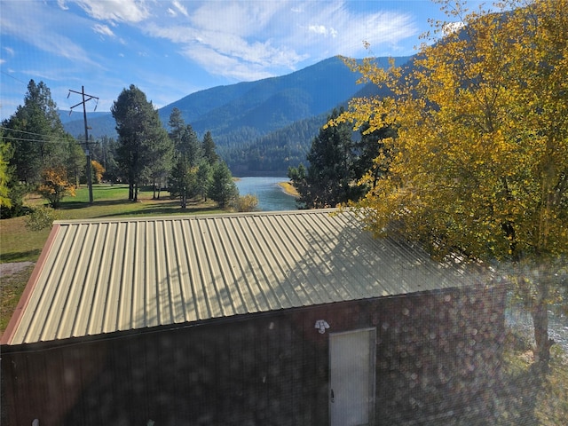 4743 Sloway Frontage Rd, Superior, MT 59872 - mountain view featuring a nearby body of water
