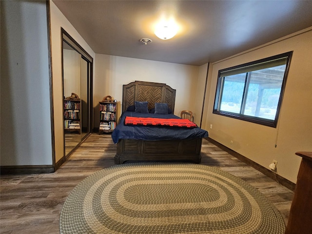 4743 Sloway Frontage Rd, Superior, MT 59872 - bedroom with baseboards, wood finished floors, and pool table
