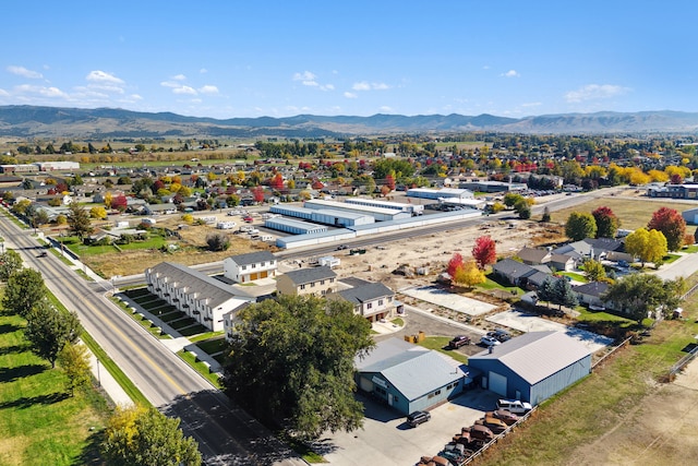 drone / aerial view of mountains