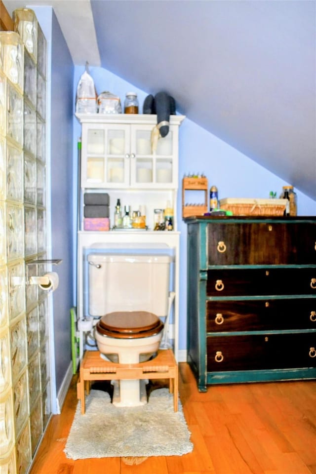 1314 Dakota Ave, Libby, MT 59923 - living area with lofted ceiling and light wood-type flooring