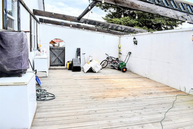 1314 Dakota Ave, Libby, MT 59923 - view of deck