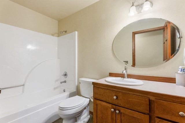 1815 Homestead Dr, Missoula, MT 59808 - bathroom featuring toilet, vanity, and  shower combination