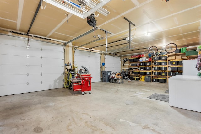 1815 Homestead Dr, Missoula, MT 59808 - garage with freestanding refrigerator
