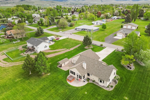 1815 Homestead Dr, Missoula, MT 59808 - aerial view of residential area with a mountain backdrop
