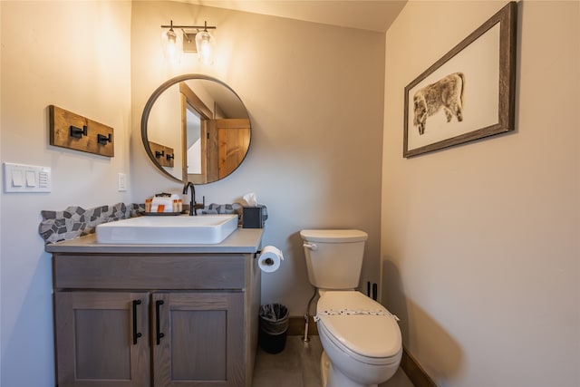34 Park Cottage Way, Eureka, MT 59917 - half bath with vanity and toilet
