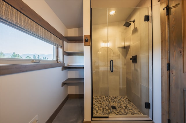 34 Park Cottage Way, Eureka, MT 59917 - full bath featuring a stall shower and recessed lighting