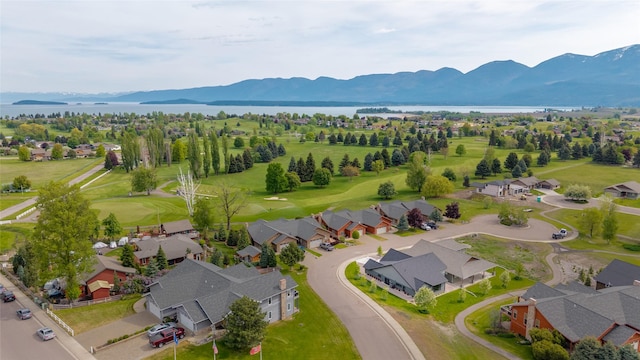 412 White Fox Run, Polson, MT 59860 - bird's eye view of a water and mountain view