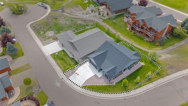 412 White Fox Run, Polson, MT 59860 - aerial view