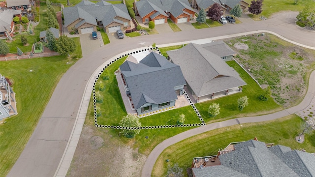 412 White Fox Run, Polson, MT 59860 - aerial view of residential area