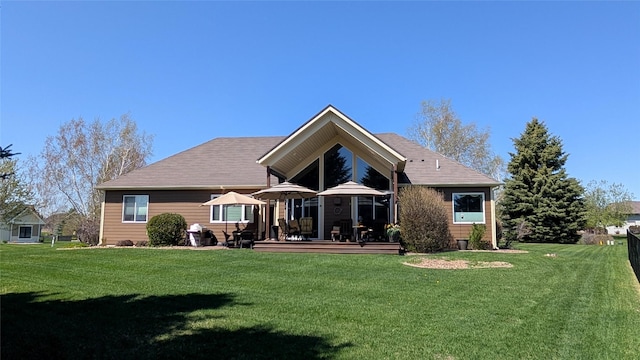 1225 Quail Ridge Dr, Kalispell, MT 59901 - back of house with a lawn