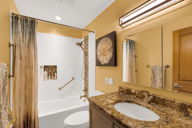 4003 Thomas Pl, Missoula, MT 59803 - full bathroom featuring toilet, vanity, and shower / bath combo