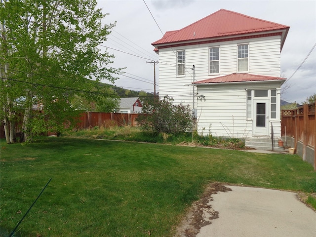 523 Hickory St, Anaconda, MT 59711 - back of house with entry steps and metal roof