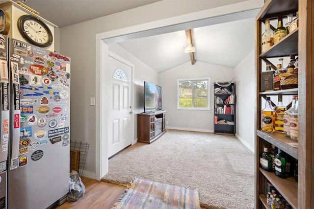 688 Black Horse Trl, Stevensville, MT 59870 - interior space featuring baseboards, carpet flooring, and wood finished floors