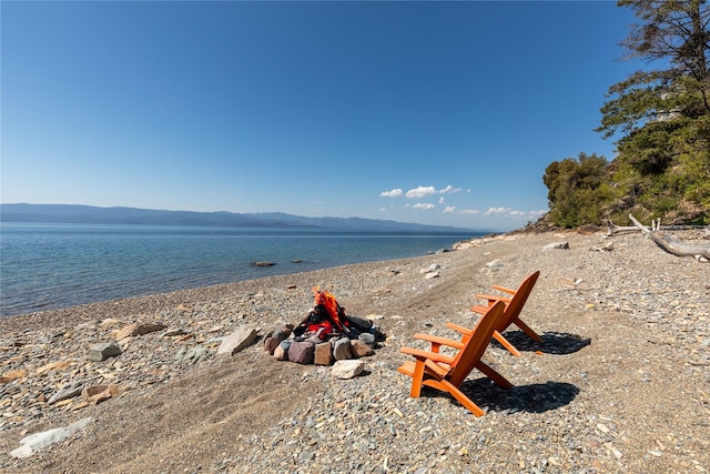 32220 Tamarack Dr, Bigfork, MT 59911 - water view with a mountainous background