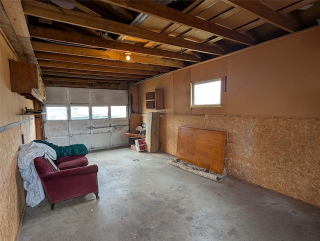 403 Mission St, Stevensville, MT 59870 - interior space featuring a garage and concrete flooring