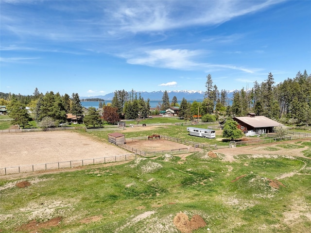 38 Lakeside Ave, Lakeside, MT 59922 - view of rural area featuring a mountain backdrop