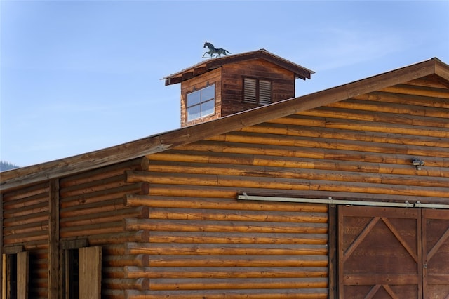 38 Lakeside Ave, Lakeside, MT 59922 - exterior view of log siding
