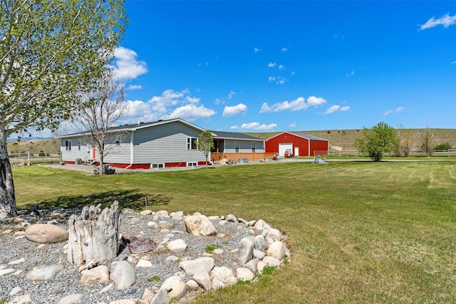 405 Lower Deep Creek Rd, Townsend, MT 59644 - view of green lawn featuring a detached garage