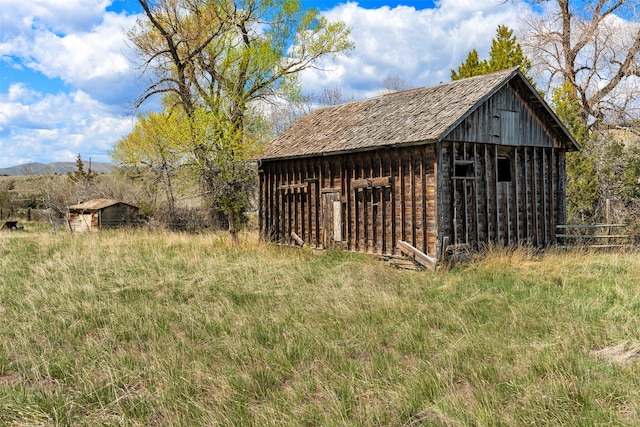 405 Lower Deep Creek Rd, Townsend, MT 59644 - garage with a mountain view