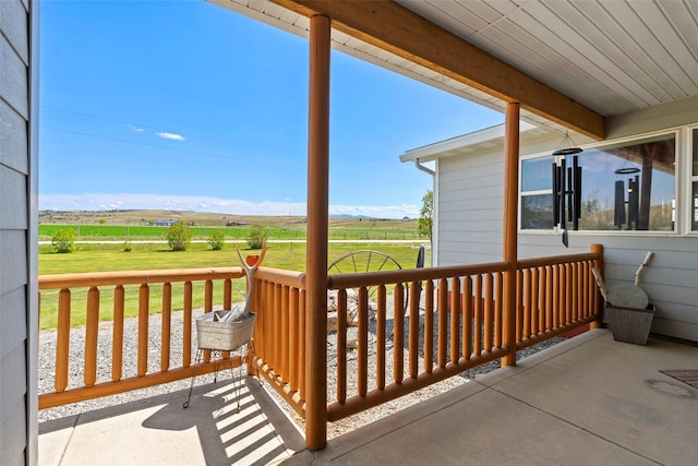 405 Lower Deep Creek Rd, Townsend, MT 59644 - covered porch with a rural view and a lawn