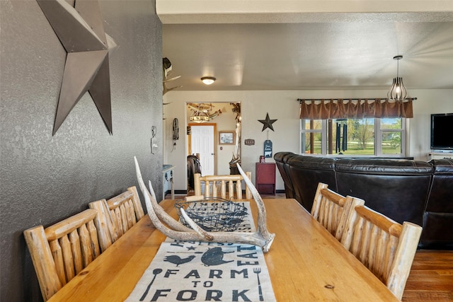 405 Lower Deep Creek Rd, Townsend, MT 59644 - dining room featuring wood finished floors