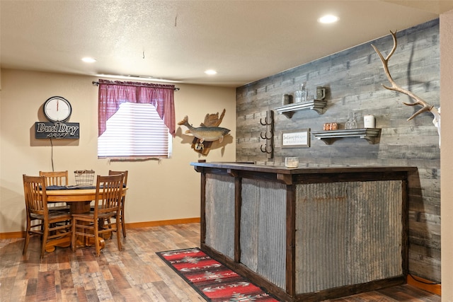 405 Lower Deep Creek Rd, Townsend, MT 59644 - bar with wood finished floors and recessed lighting