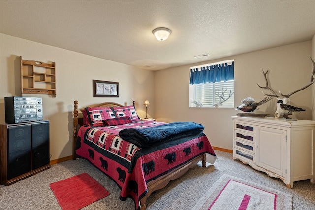 405 Lower Deep Creek Rd, Townsend, MT 59644 - bedroom featuring light colored carpet and a textured ceiling