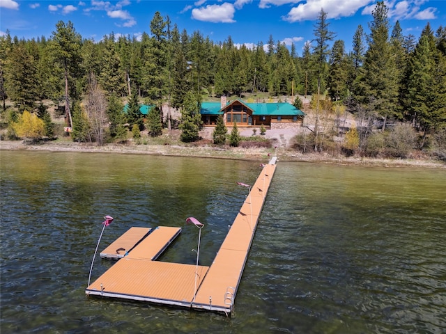 51605 Lake Mary Ronan Rd, Proctor, MT 59929 - dock with a water view