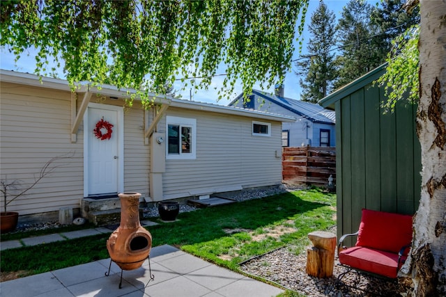 514 W 1st St, Libby, MT 59923 - back of property with a patio area