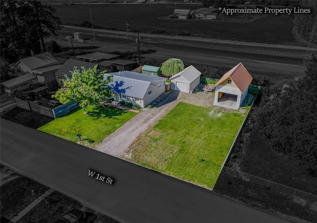 514 W 1st St, Libby, MT 59923 - drone / aerial view