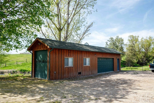 35966 Dublin Gulch Rd, Saint Ignatius, MT 59865 - detached garage with dirt driveway