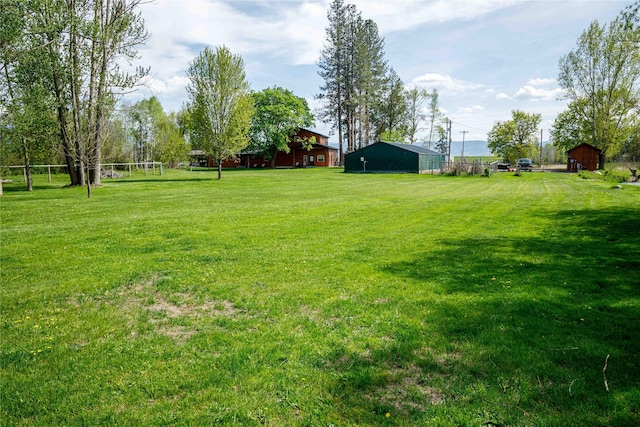35966 Dublin Gulch Rd, Saint Ignatius, MT 59865 - view of grassy yard with an outdoor structure
