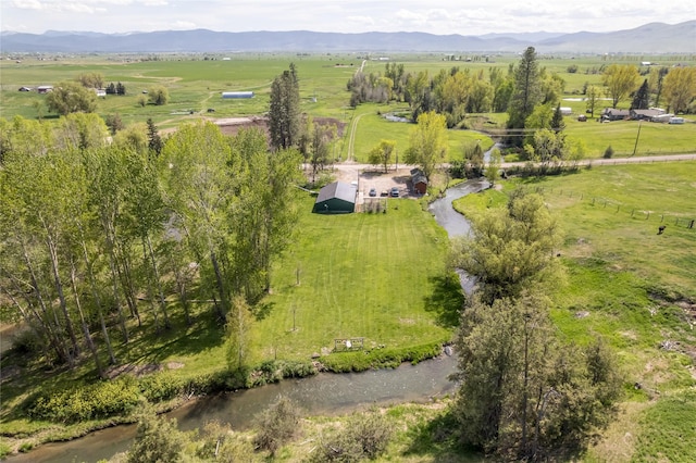 35966 Dublin Gulch Rd, Saint Ignatius, MT 59865 - aerial view of sparsely populated area featuring agricultural land and a mountainous background
