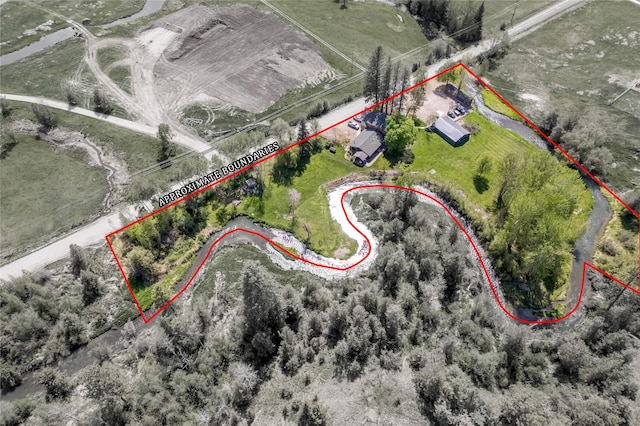 35966 Dublin Gulch Rd, Saint Ignatius, MT 59865 - view of rural area with property parcel outlined