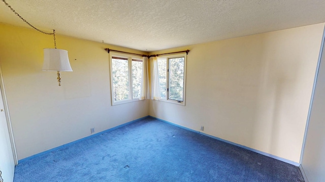 1487 Lion Mountain Dr, Whitefish, MT 59937 - carpeted empty room featuring a textured ceiling and baseboards