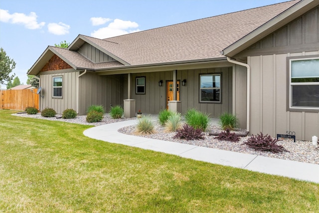 500 Bass Ln, Corvallis, MT 59828 - view of front facade with board and batten siding and roof with shingles