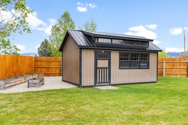 500 Bass Ln, Corvallis, MT 59828 - view of outbuilding featuring a vegetable garden