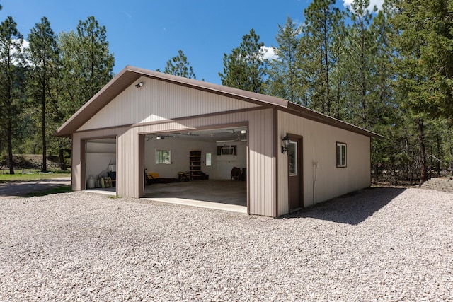6400 Boondock Ln, Clinton, MT 59825 - view of detached garage
