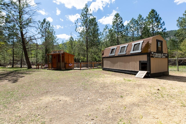 6400 Boondock Ln, Clinton, MT 59825 - view of yard with an outdoor structure