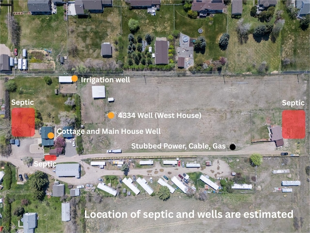 aerial map of property and surrounding area