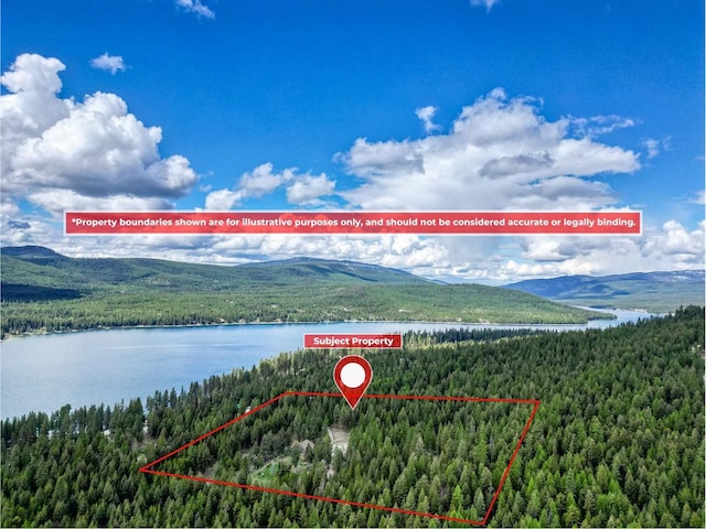 200 Lakeview Ter, Marion, MT 59925 - map / location with property parcel outlined