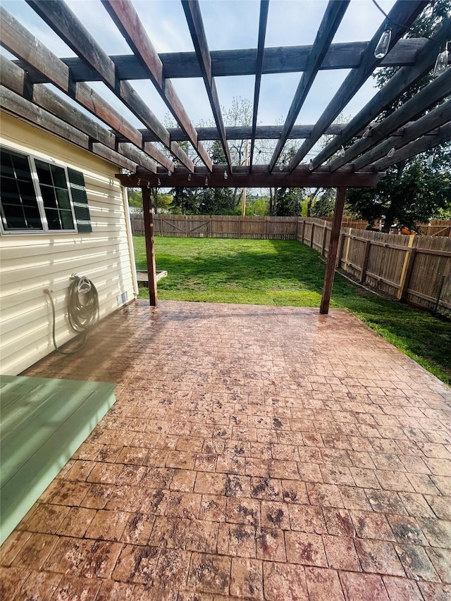 4 Weber Ave, Polson, MT 59860 - view of patio with a pergola