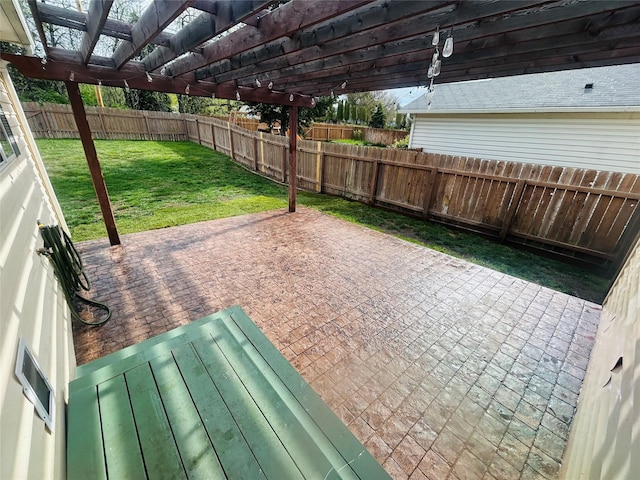 4 Weber Ave, Polson, MT 59860 - view of patio featuring a pergola
