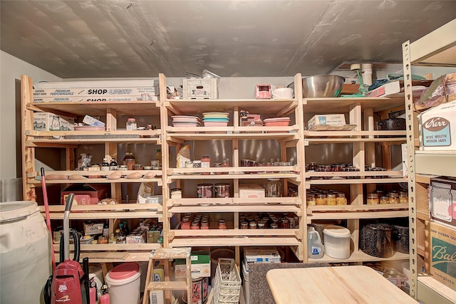 view of storage room